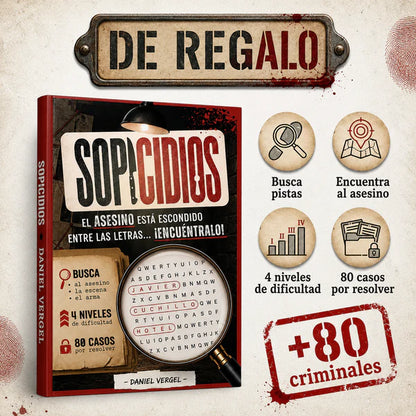 4X1 | El Asesino no es Sofía: El Enigma de los 47.700 Sospechosos + 3 Libros de Regalo